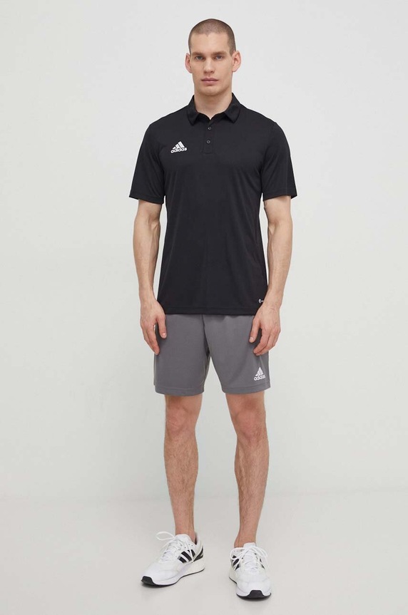 adidas Performance polo treningowe Entrada 22 HB5328 czarny SS22