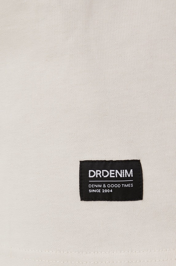 Bavlněné polo tričko Dr. Denim 2221110C2.C22 béžová