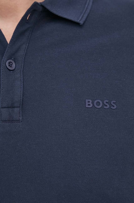 BOSS polo bawełniane BOSS ORANGE 50468576 50468576 granatowy