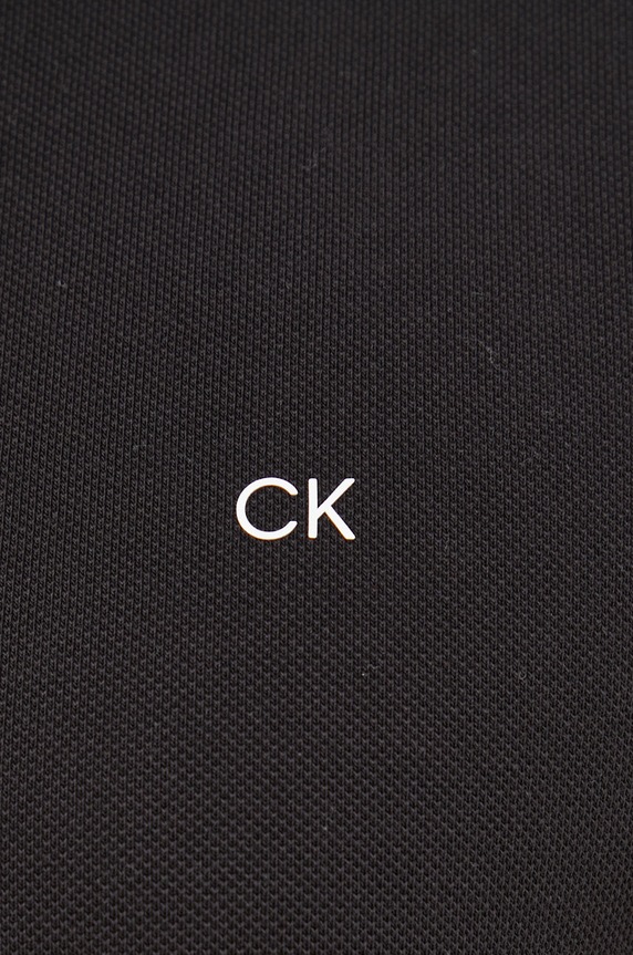 Polo tričko Calvin Klein čierna K10K108727.PPYY