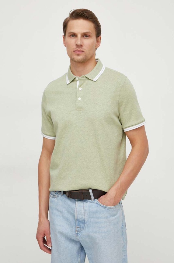 Michael Kors polo bawełniane zielony CS2512720B
