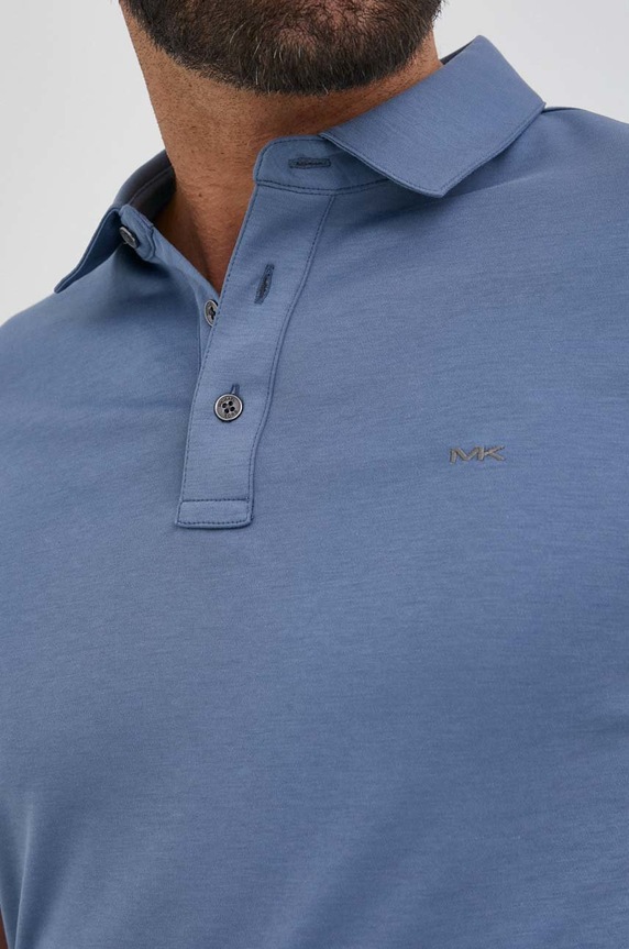 Michael Kors póló férfi pamut CS15073C93 kék