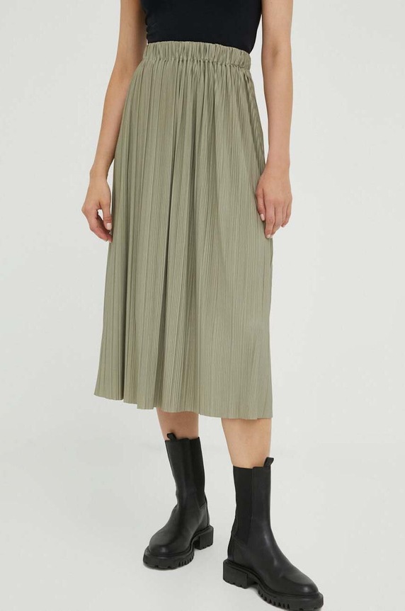 Samsoe szoknya Uma elasztánnal zöld F18303206