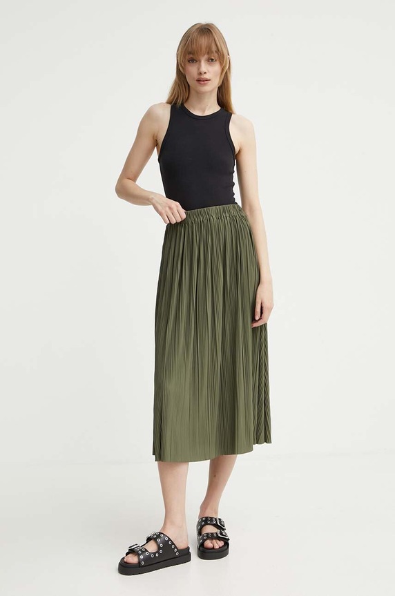 Sukně Samsoe Samsoe F18303206 zelená AW24