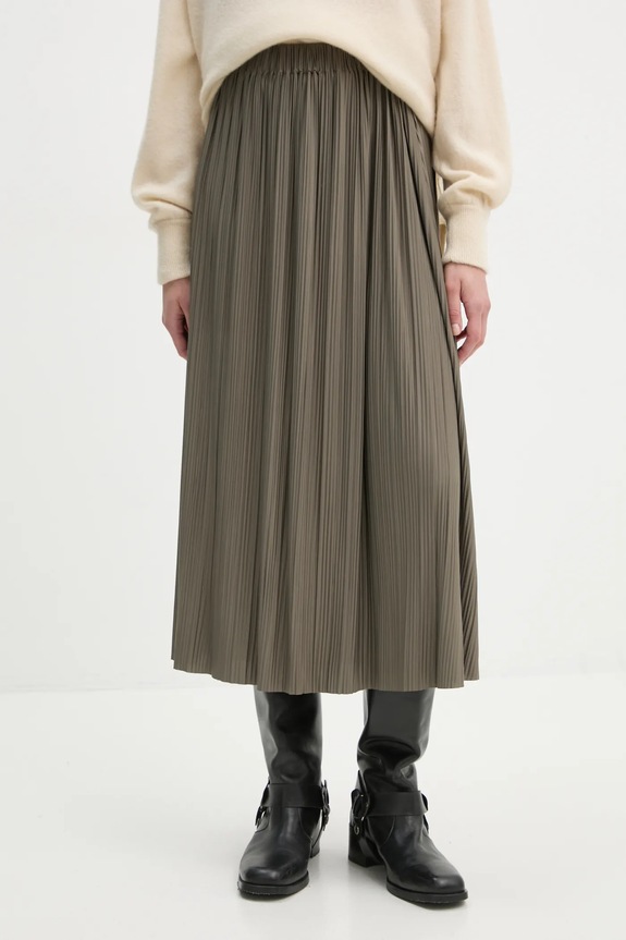 Samsoe Samsoe skirt Uma A-line green F18303206