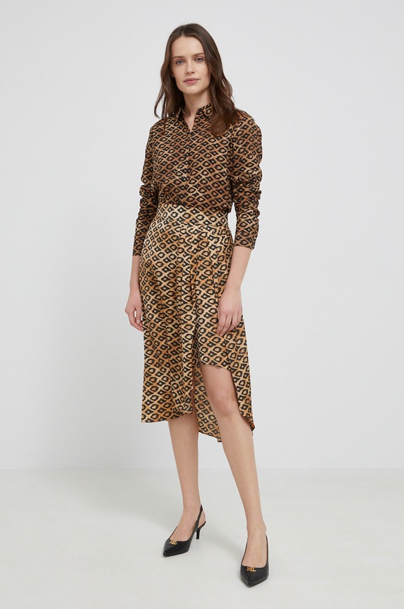 Scotch & Soda Spódnica 164811 brązowy SS22
