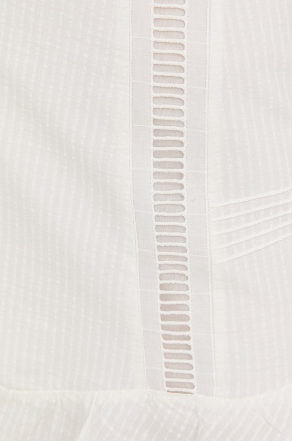 Βαμβακερή φούστα The Kooples λευκό FJUP24078K