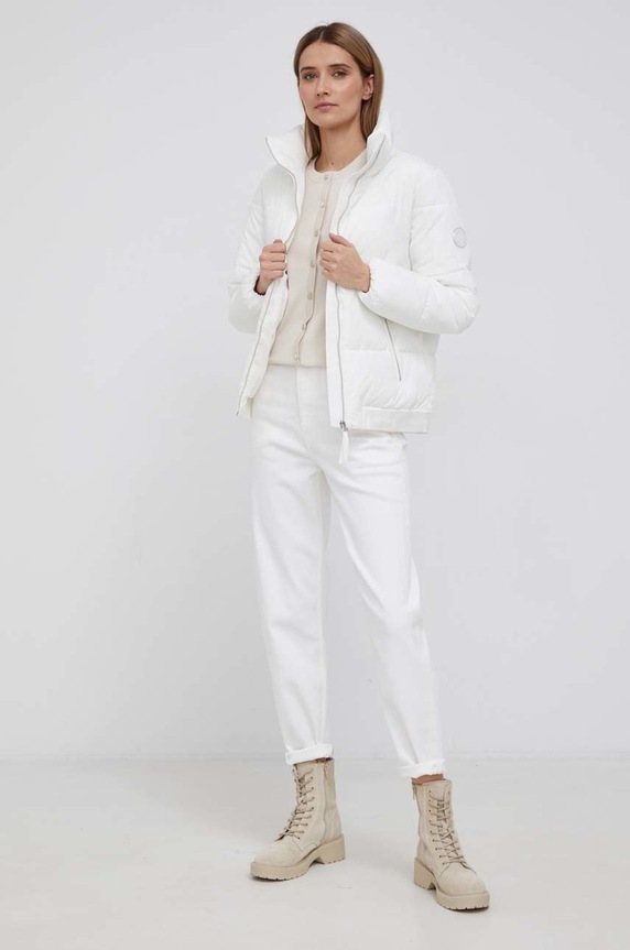 Calvin Klein - Jeansy Mom Jean K20K203570.PPYY biały SS22