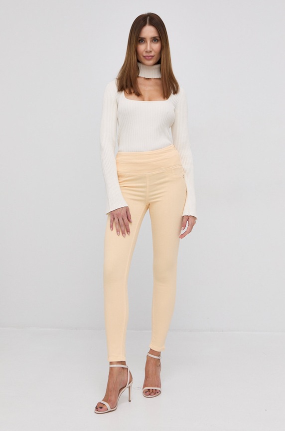 Patrizia Pepe Jeansy CP0367.DS04 żółty SS25