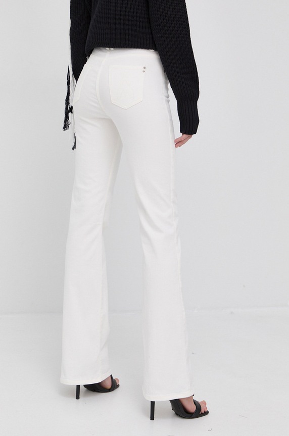 Odzież Patrizia Pepe Jeansy CP0937.DS04 biały