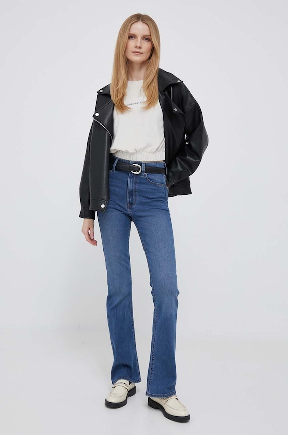 Dkny jeansy E1RK0756 niebieski AW24
