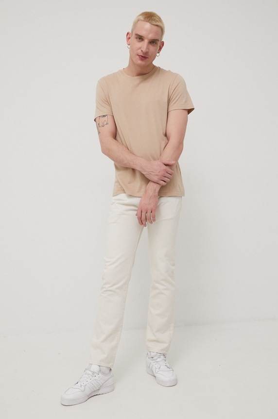 Τζιν παντελόνι Levi's 501 Original 00501.3279 μπεζ SS25