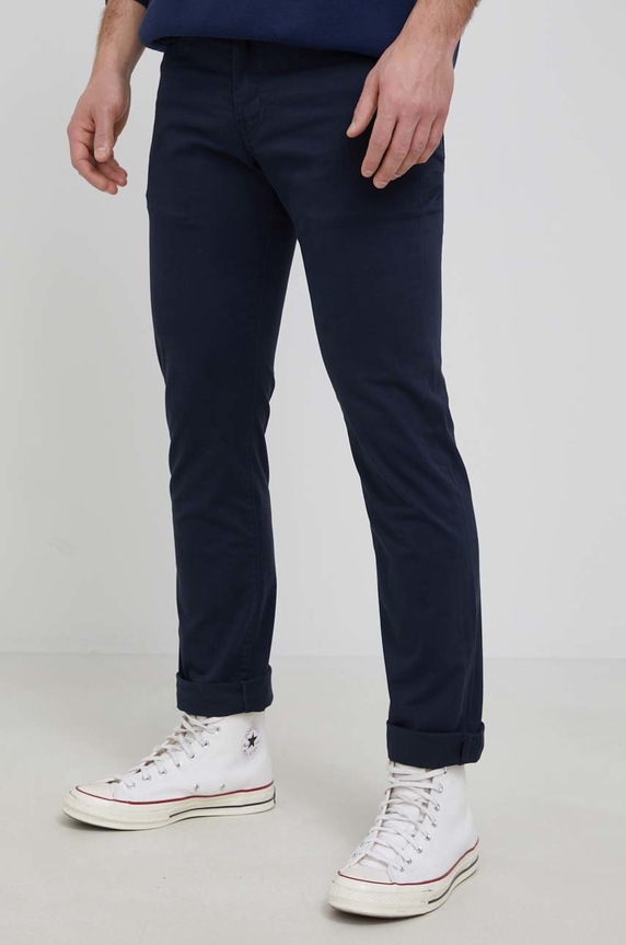 Levi's spodnie 511 tkanina granatowy 04511.4432