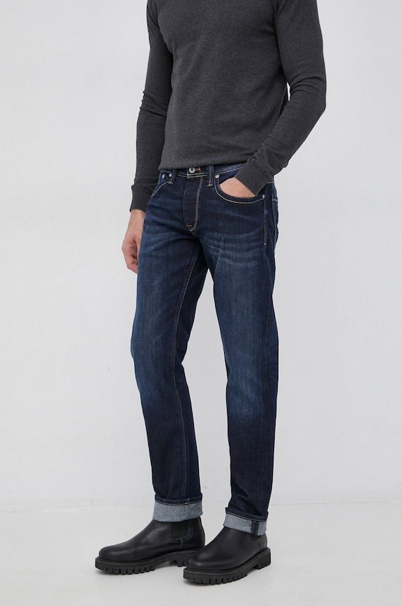 Τζιν παντελόνι Pepe Jeans CASH CASH σκούρο μπλε PM206318Z45.000