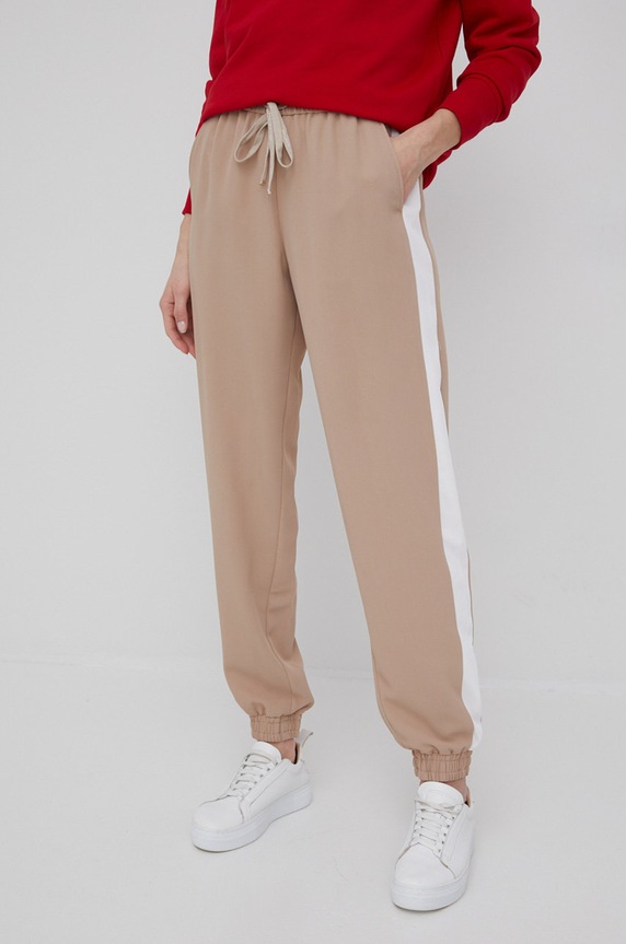 Hlače Tommy Hilfiger WW0WW33446.PPYY bež SS22