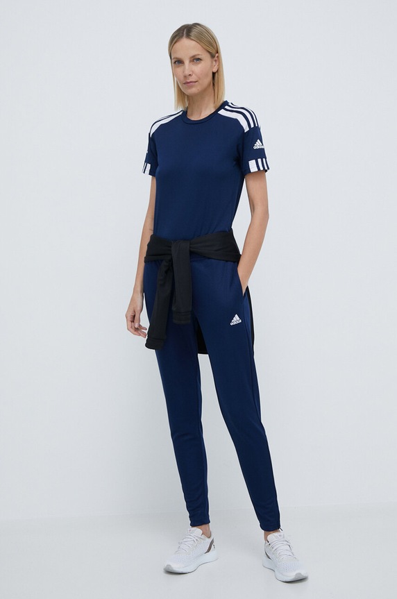 Hlače za vadbo adidas Performance Entrada 22 HC0334 mornarsko modra SS24