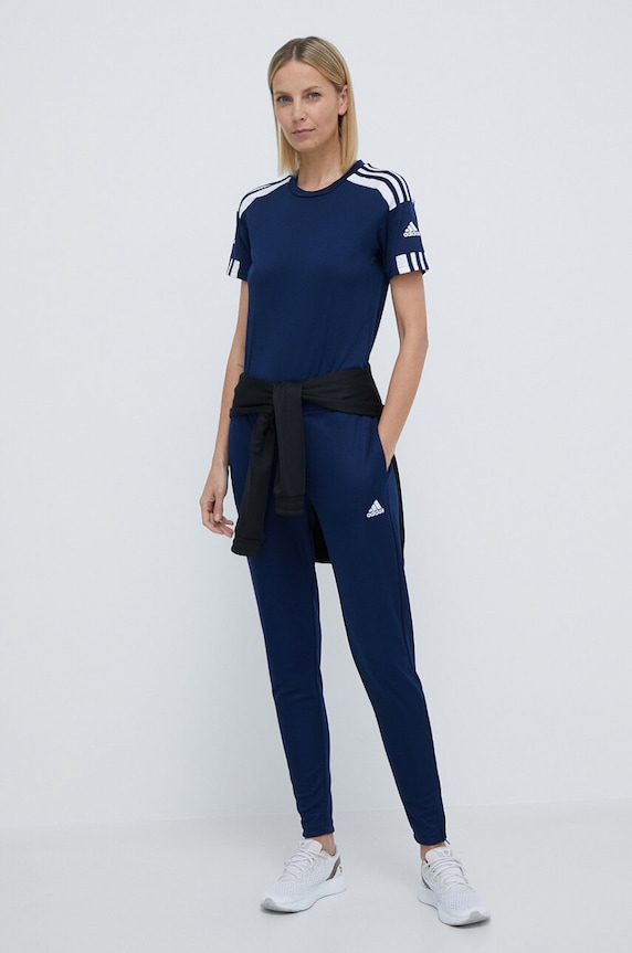 Hlače za vadbo adidas Performance Entrada 22 HC0334 mornarsko modra SS24