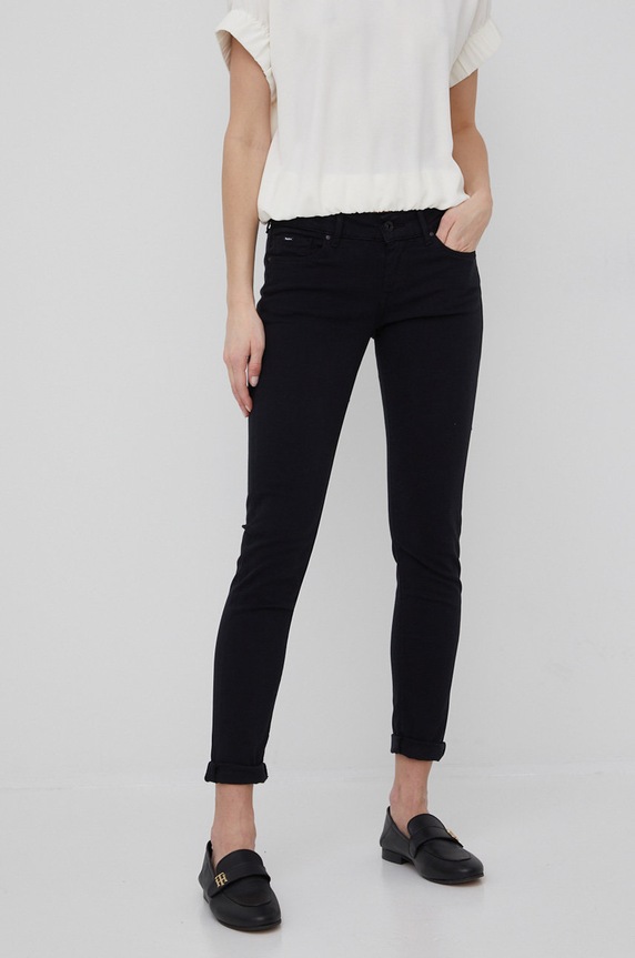 Kalhoty Pepe Jeans Soho PL211539U91.999 černá SS23