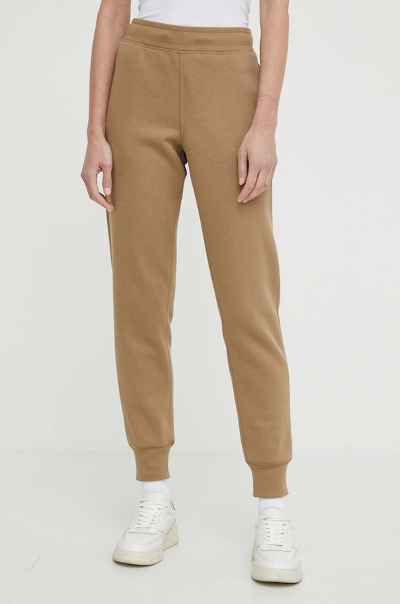 G-Star pantaloni de trening Premium core 2.0 tricotaj bej D21320.C235