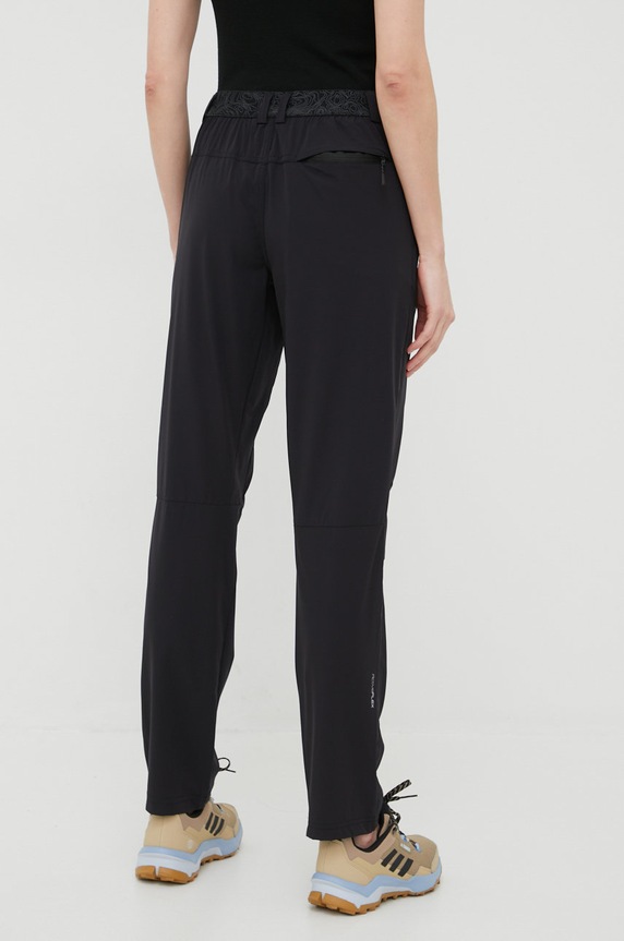 Ρούχα Viking Παντελόνι πεζοπορίας γυναικείο Expander Ultralight 900.24.2499 μαύρο