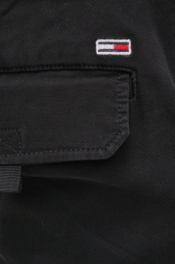 Hlače Tommy Jeans crna DM0DM13388.PPYY