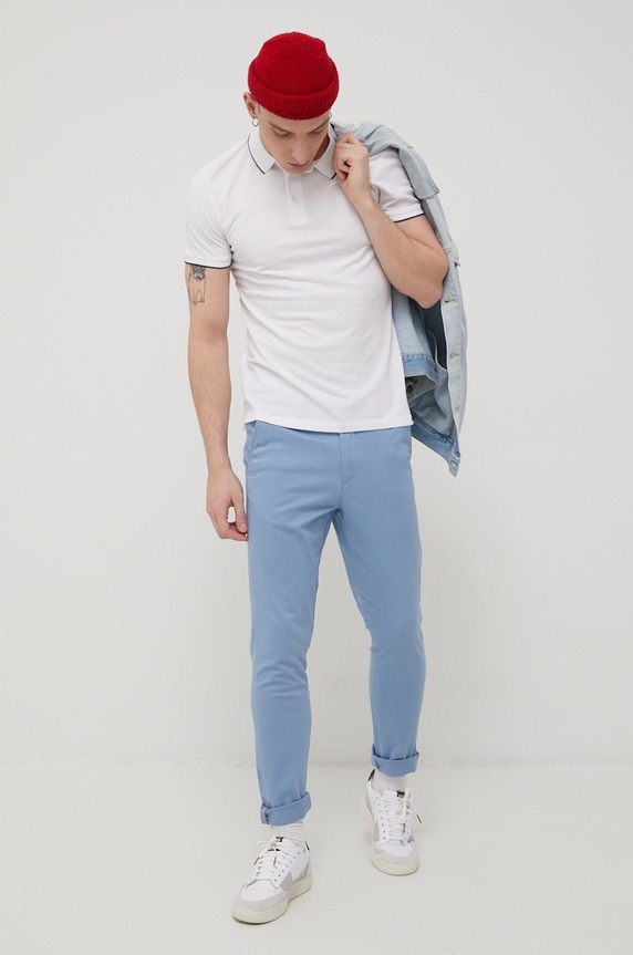 Produkt by Jack & Jones spodnie 12204572.FadedDenim fioletowy SS22