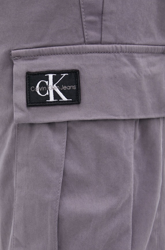 Nohavice Calvin Klein Jeans fialová J30J319650.PPYY
