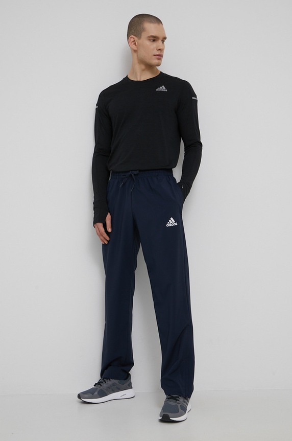 adidas spodnie GK9250 GK9250 granatowy AW22