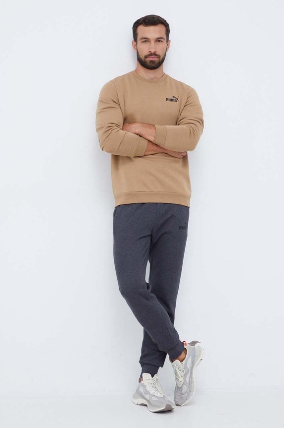 Puma spodnie 586714 szary AW24