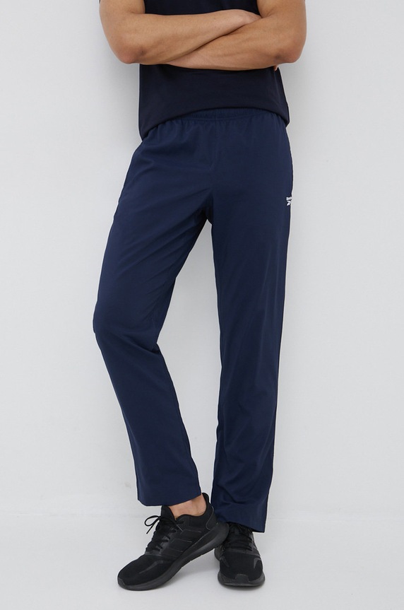 Reebok melegítőnadrág FU3094 ID TRAIN sima sötétkék FU3094