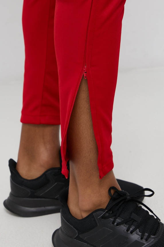 Hlače za vadbo adidas Performance rdeča GJ9869