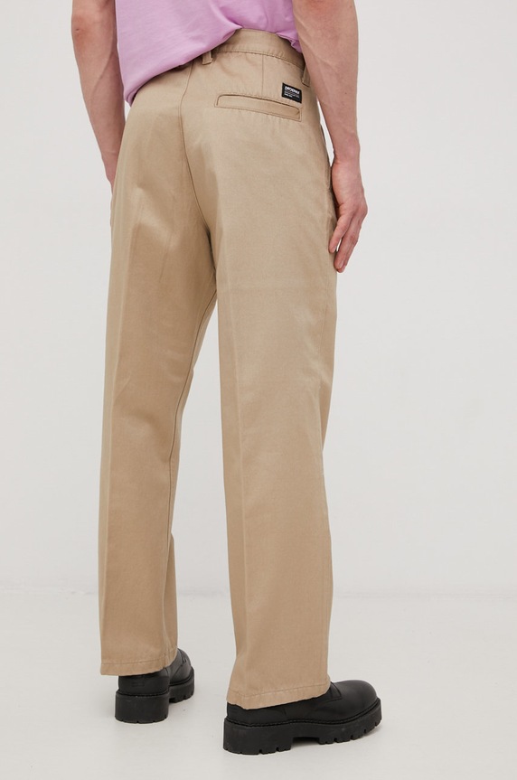 Odzież Dr. Denim spodnie bawełniane 221011067.676 beżowy