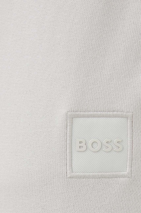 BOSS spodnie dresowe bawełniane BOSS CASUAL szary 50468448
