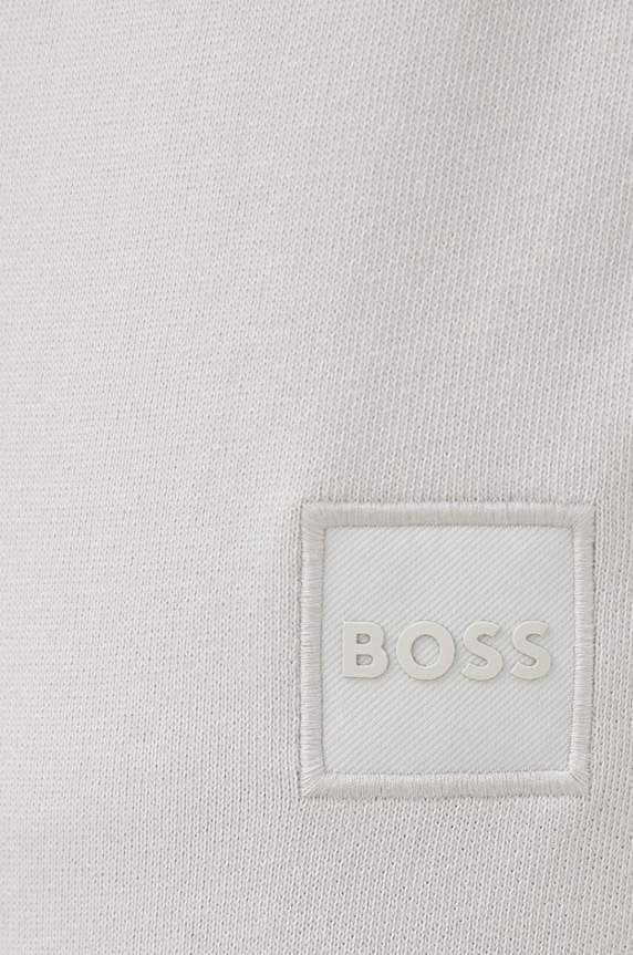BOSS spodnie dresowe bawełniane BOSS CASUAL szary 50468448