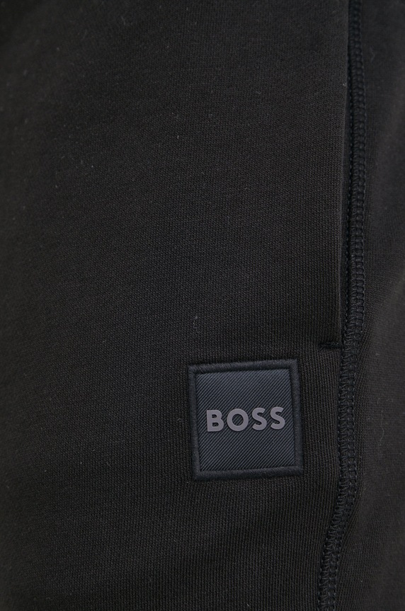 BOSS pantaloni de trening din bumbac CASUAL negru 50468448