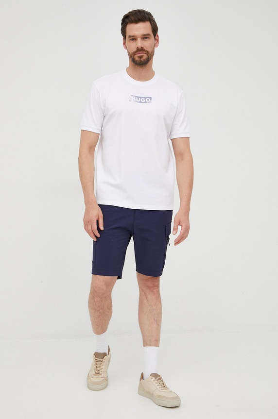 Kraťasy HUGO 50466227 námořnická modř SS22