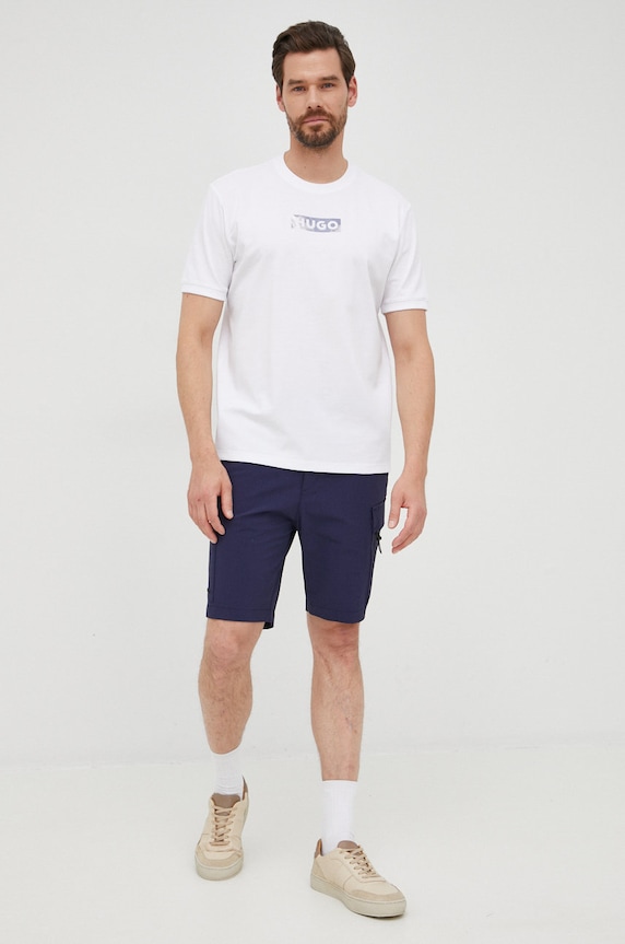 Kraťasy HUGO 50466227 námořnická modř SS22