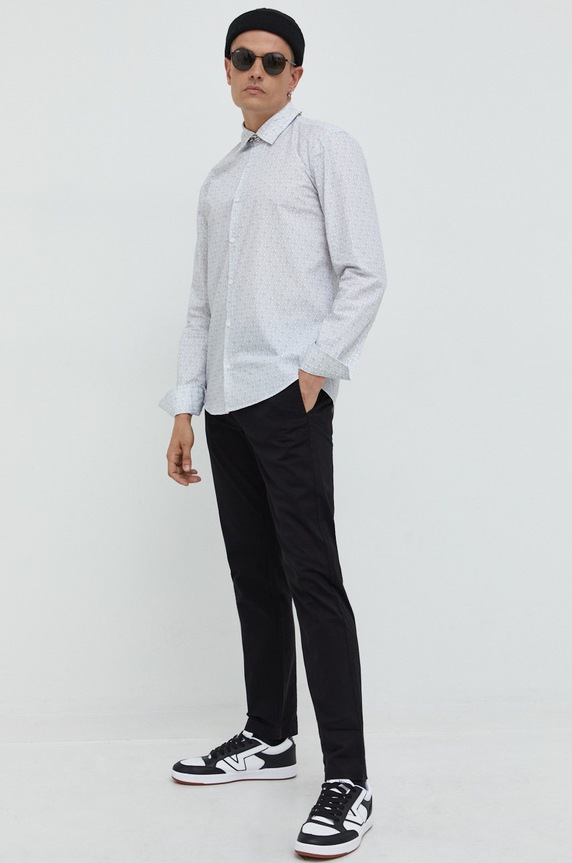 HUGO spodnie 50468314 50468314 czarny AW19