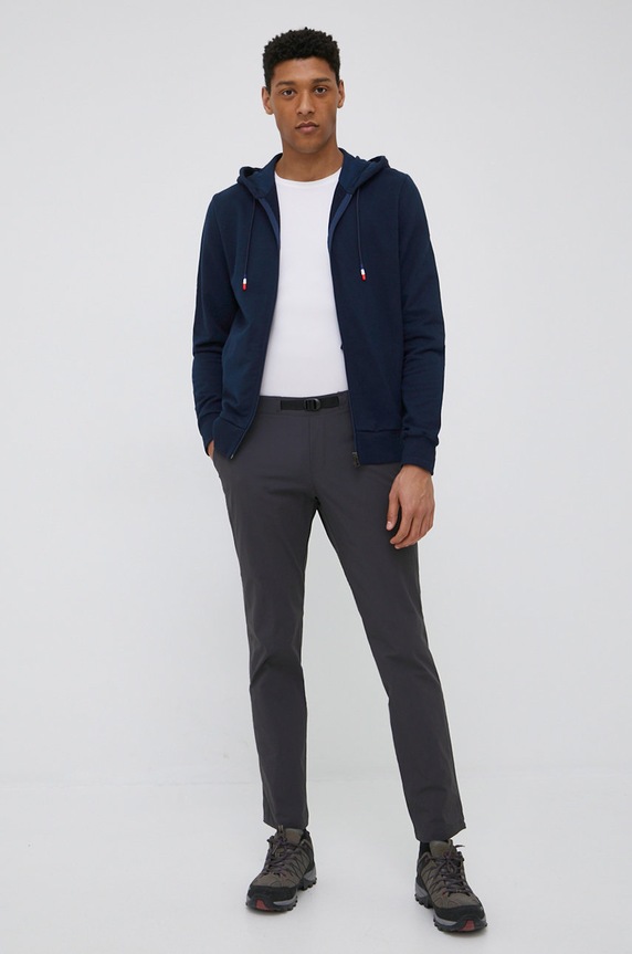 Helly Hansen spodnie outdoorowe Campfire 2.0 62713 szary SS22