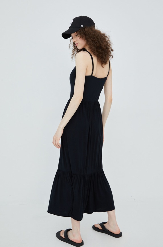 Odzież Pieces sukienka 17120460.Black czarny
