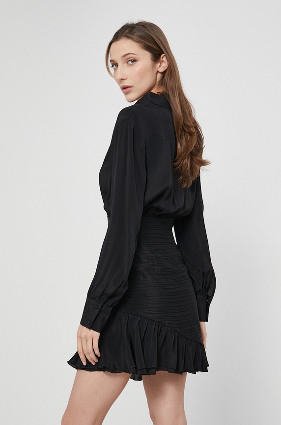 Ρούχα Φόρεμα από συνδιασμό μεταξιού Miss Sixty 6N4DJ7240000 μαύρο