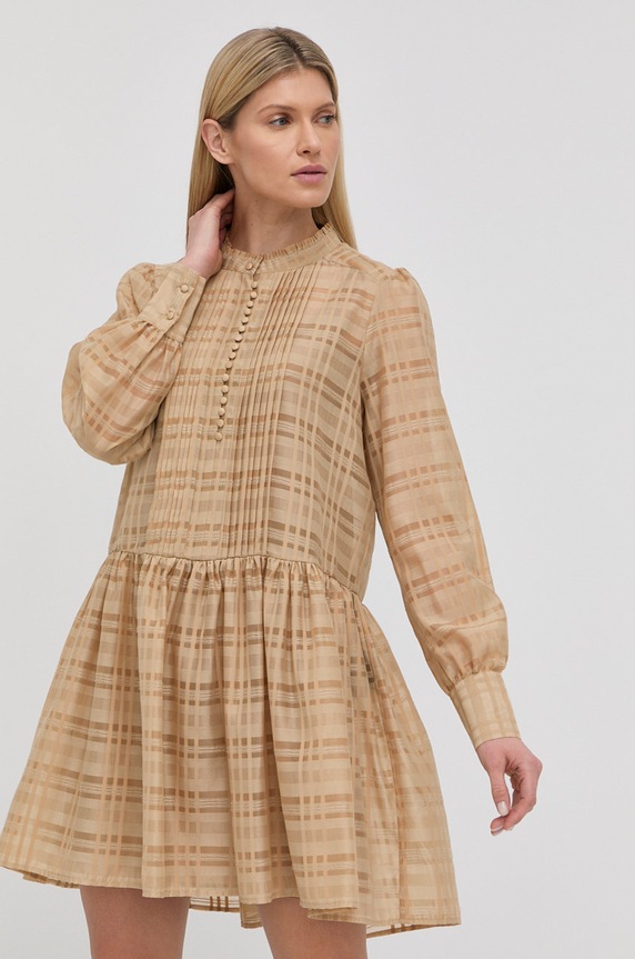 Herskind sukienka casual beżowy 4370779