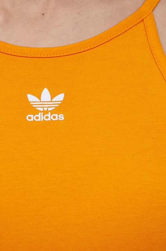 Φόρεμα adidas Originals Adicolor HC2046 πορτοκαλί