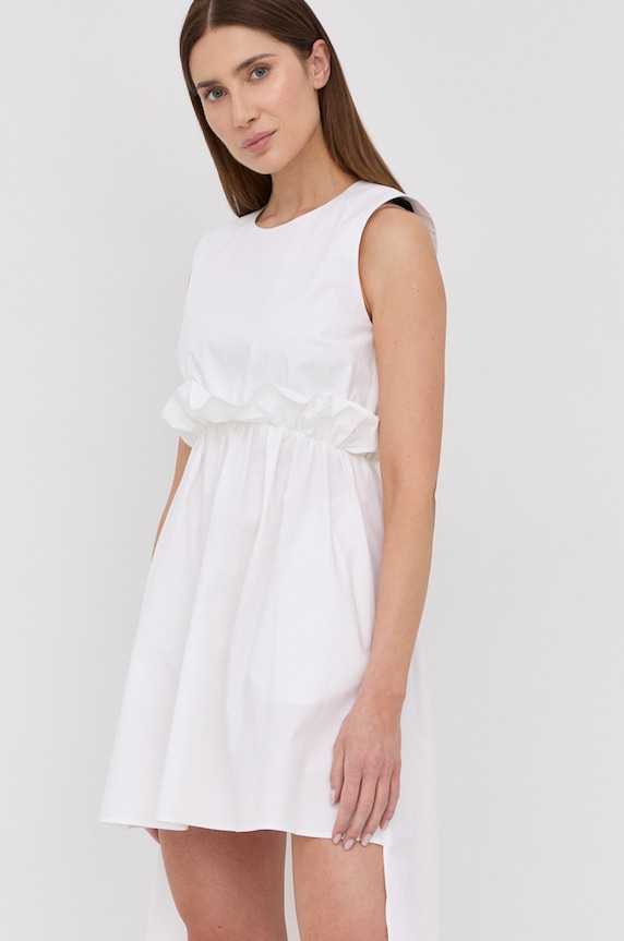 Red Valentino sukienka biały XR0VAEL00VU