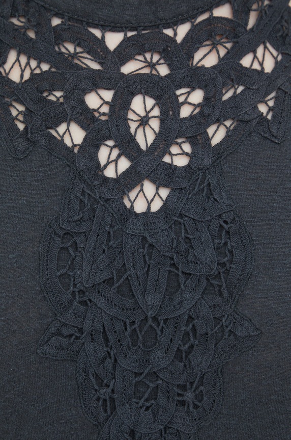 Haljina s dodatkom lana Superdry W8011061A.AFB siva