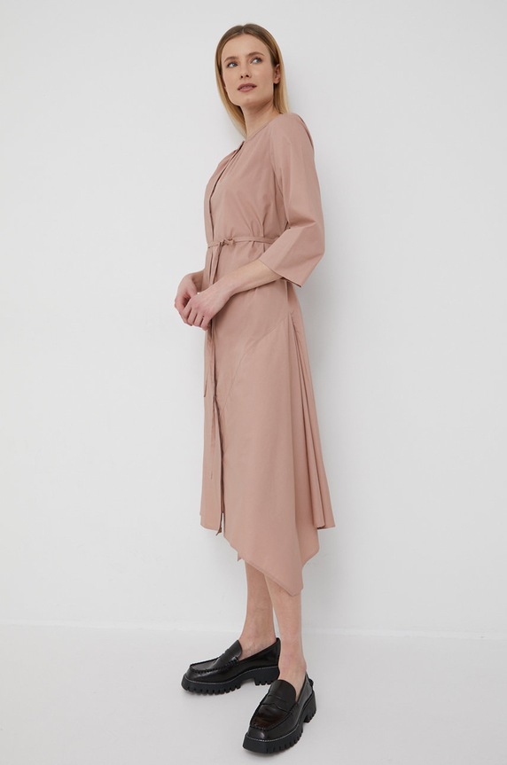 Odzież Dkny sukienka bawełniana P2CB0M97 P2CB0M97 różowy