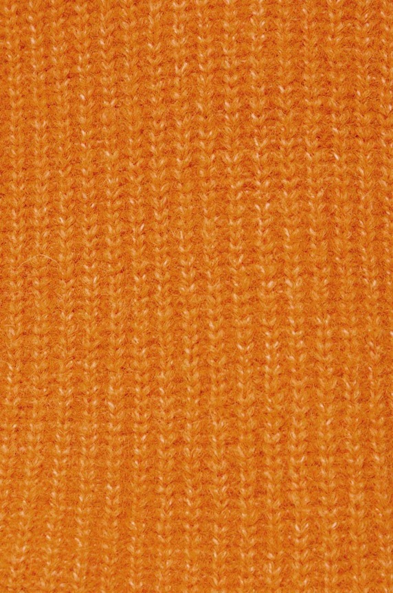 Bruuns Bazaar sweter wełniany BBW2465 pomarańczowy