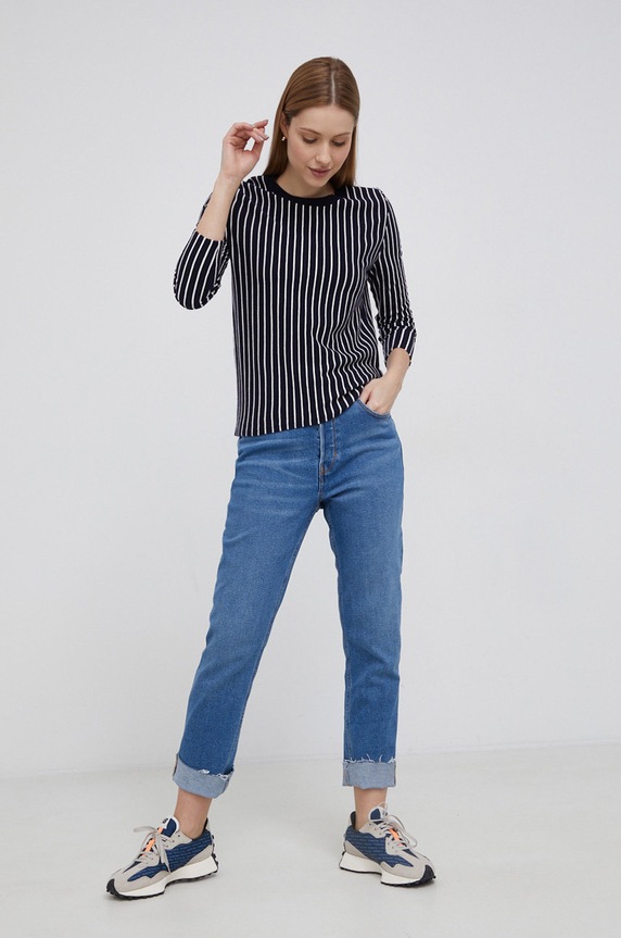 Dkny pulóver P1LSAVA4 sötétkék SS22