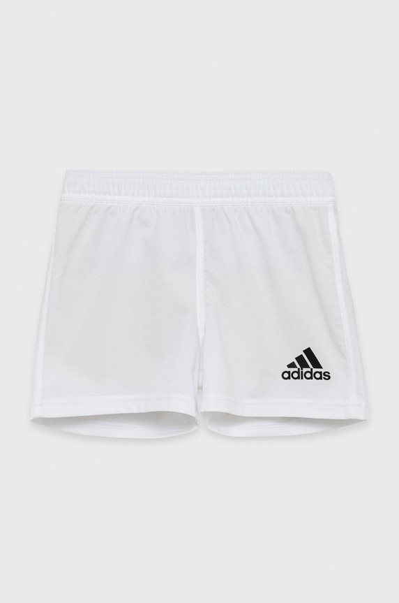 Otroške kratke hlače adidas Performance Potisk bela GI7638