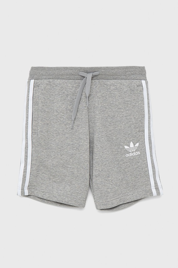 Παιδικό σορτς adidas Originals απλικέ γκρί H32343